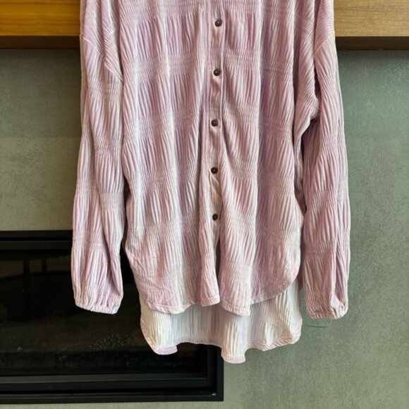 Free People velvet blouse My Best Top By, Size M - Picture 3 of 11